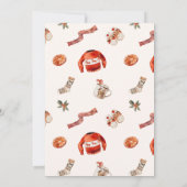 醜いセータークリスマスホリデーパーティー 招待状 (裏面)