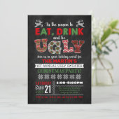 醜いセータークリスマスホリデーパーティー 招待状 (スタンド正面)