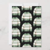 醜いセータークリスマスホリデーパーティー 招待状 (裏面)