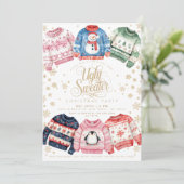 醜いセータークリスマスホリデーパーティー 招待状 (スタンド正面)