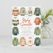 醜いセータークリスマスホリデーパーティー 招待状 (スタンド正面)