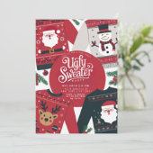 醜いセータークリスマスホリデーパーティー 招待状 (スタンド正面)