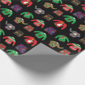 醜いセータークリスマスホリデーラッピング紙 ラッピングペーパー (角)