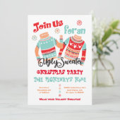 醜いセータークリスマスホリデー招待状 招待状 (スタンド正面)