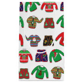 醜いセータークリスマスホリデー スモールペーパーバッグ (正面)