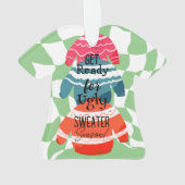 醜いセータークリスマス オーナメント (裏面)