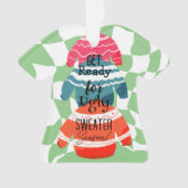 醜いセータークリスマス オーナメント (正面)