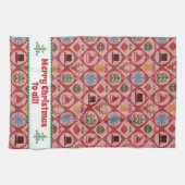 醜いセータークリスマス キッチンタオル (横)