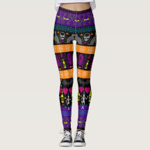 醜いセータークリスマス – ハロウィンストライププリント