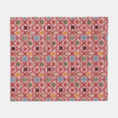 醜いセータークリスマス フリースブランケット (正面(横))