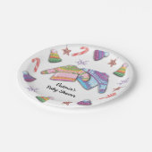 醜いセータークリスマス ペーパープレート (アングル)