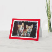 醜いセーターコルギクリスマスカード シーズンカード (正面)