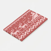 醜いセーターサンタクロースそりとトナカイ ポストイット (アングル)