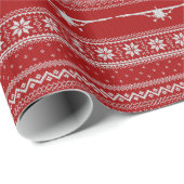 醜いセーターセスナクリスマスラッピング紙 ラッピングペーパー (ロールコーナー)