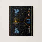 醜いセーターデザイン出生クリスチャン宗教 ジグソーパズル (縦)