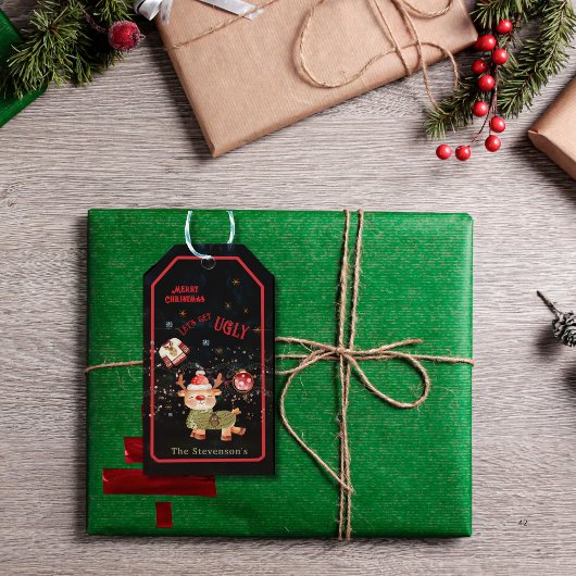 醜いセータートインデアホリデイ ギフトタグ