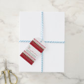 醜いセーターニットハイゲエンジェルスハートクリスマス ギフトタグ (より糸付き)