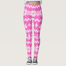 醜いセーターパターンクリスマスレギンス レギンス