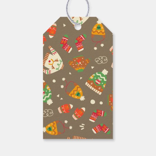 醜いセーターパーソナライズされたクリスマスギフトタグ ギフトタグ (裏面)