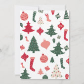 醜いセーターパーティの招待状おもしろい 招待状 (裏面)