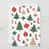 醜いセーターパーティの招待状おもしろい 招待状 (裏面)