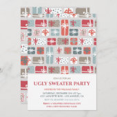 醜いセーターパーティの招待状ギフトパターン 招待状 (正面/裏面)