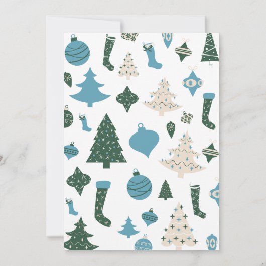 醜いセーターパーティの招待状 モダン 招待状 (裏面)