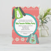醜いセーターパーティの招待状 招待状 (スタンド正面)