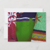 醜いセーターパーティの招待状 招待状 (裏面)