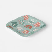 醜いセーターパーティーデザートプレート ペーパープレート (傾斜あり)