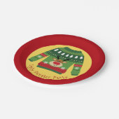 醜いセーターパーティートナカイ ペーパープレート (アングル)