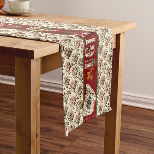 醜いセーターパーティー ショートテーブルランナー (インサイチュ)