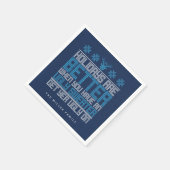 醜いセーターパーティー スタンダードカクテルナプキン (角)