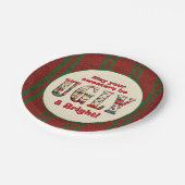 醜いセーターパーティー ペーパープレート (アングル)