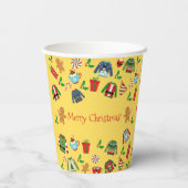 醜いセーターパーティー 紙コップ (裏面)