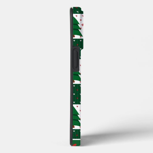 醜いセーターフェイククリスマスニット柄ケースメイト Case-Mate iPhoneケース (裏面 / 右)