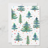 醜いセーターホリデーパーティー招待状 招待状 (裏面)