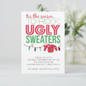醜いセーターホリデーパーティー 招待状 (スタンド正面)