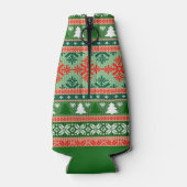醜いセーターモノグラムクリスマス ボトルクーラー (裏面)