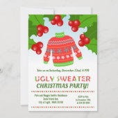 醜いセーター友達クリスマスパーティの招待状 招待状 (正面)