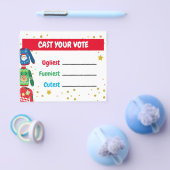 醜いセーター投票カード チラシ (シングル)