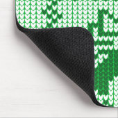 醜いセーター柄のジングルベルとメリークリスマスw マウスパッド (コーナー)