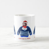 醜いセーター犬の恋人を着たニューフィポ家族 コーヒーマグカップ (中央)