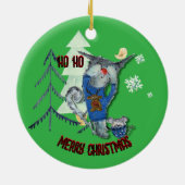 醜いセーター第3勝者キャット&マウス セラミックオーナメント (裏面)
