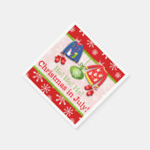 醜いセーター7月のクリスマス紙ナプキンス スタンダードカクテルナプキン (角)