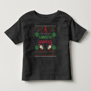 醜いセーター – ギャングラッパ – クリスマスプレゼント トドラーTシャツ