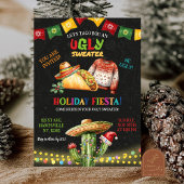 醜いセーター タコス メキシコのクリスマスパーティー 招待状