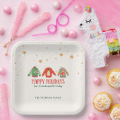 醜いセーター、ホリデーパーティナプキンス ペーパープレート (パーティー)