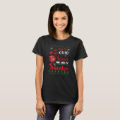 醜いセーター。可愛すぎて衣服。サンタPクリスマス Tシャツ (正面フル)