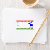 醜いセーター（対処）トナカイのラベル ラベル (インサイチュ)